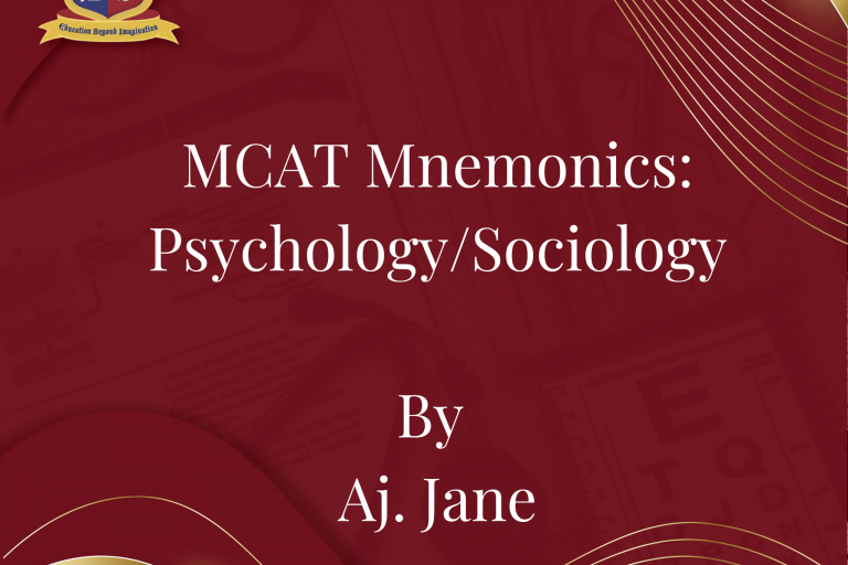 MCAT Mnemonics: Psychology/Sociology